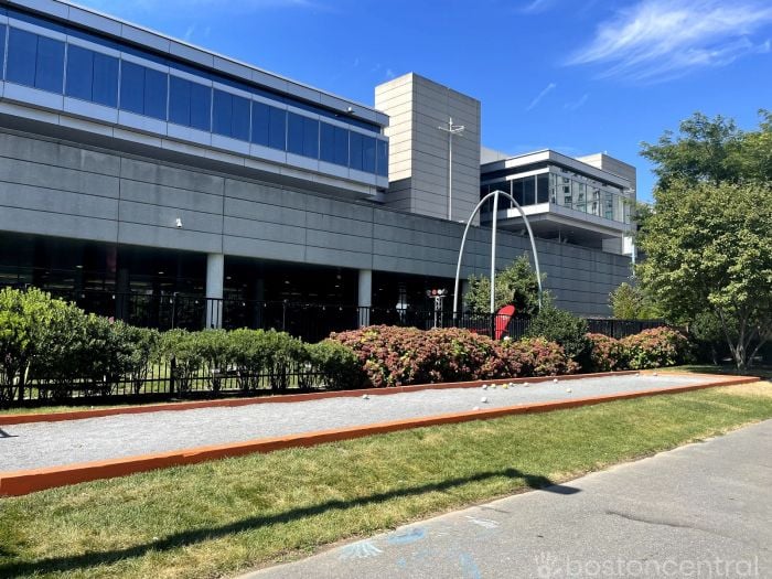 lawn on D Boston Bocce court