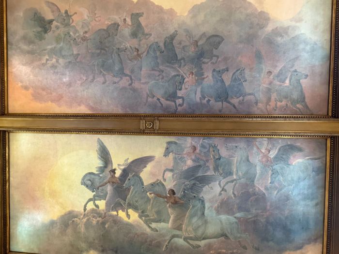 Boston Public Library Ceiling Mural Boylston Room